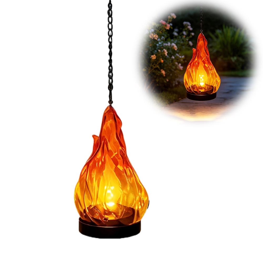 Outdoor Lighting Effects - فانوس LED بتأثير اللهب الوامض، مقاوم
