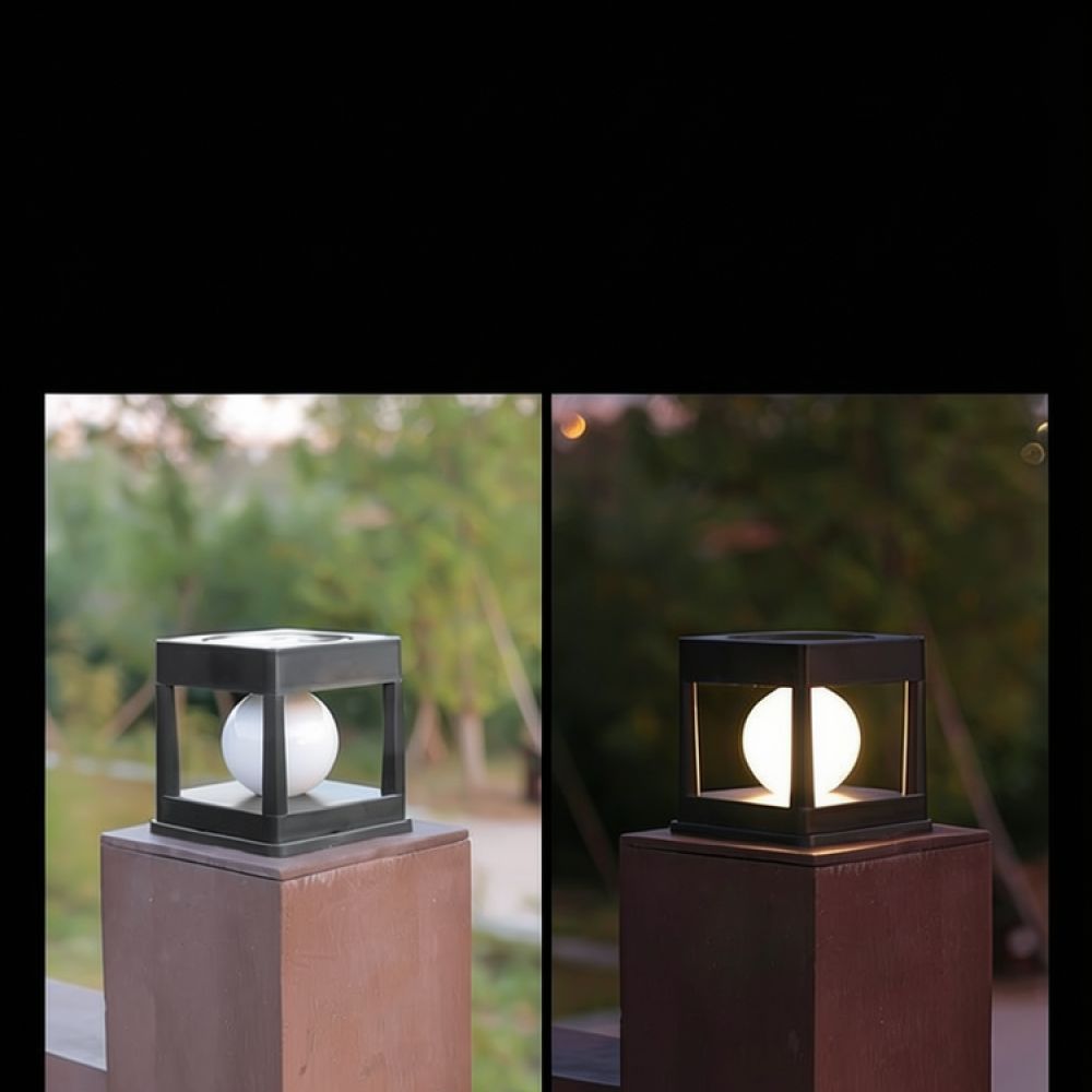 Outdoor Lighting Pathway - مصباح عمود LED يعمل بالطاقة الشمسية