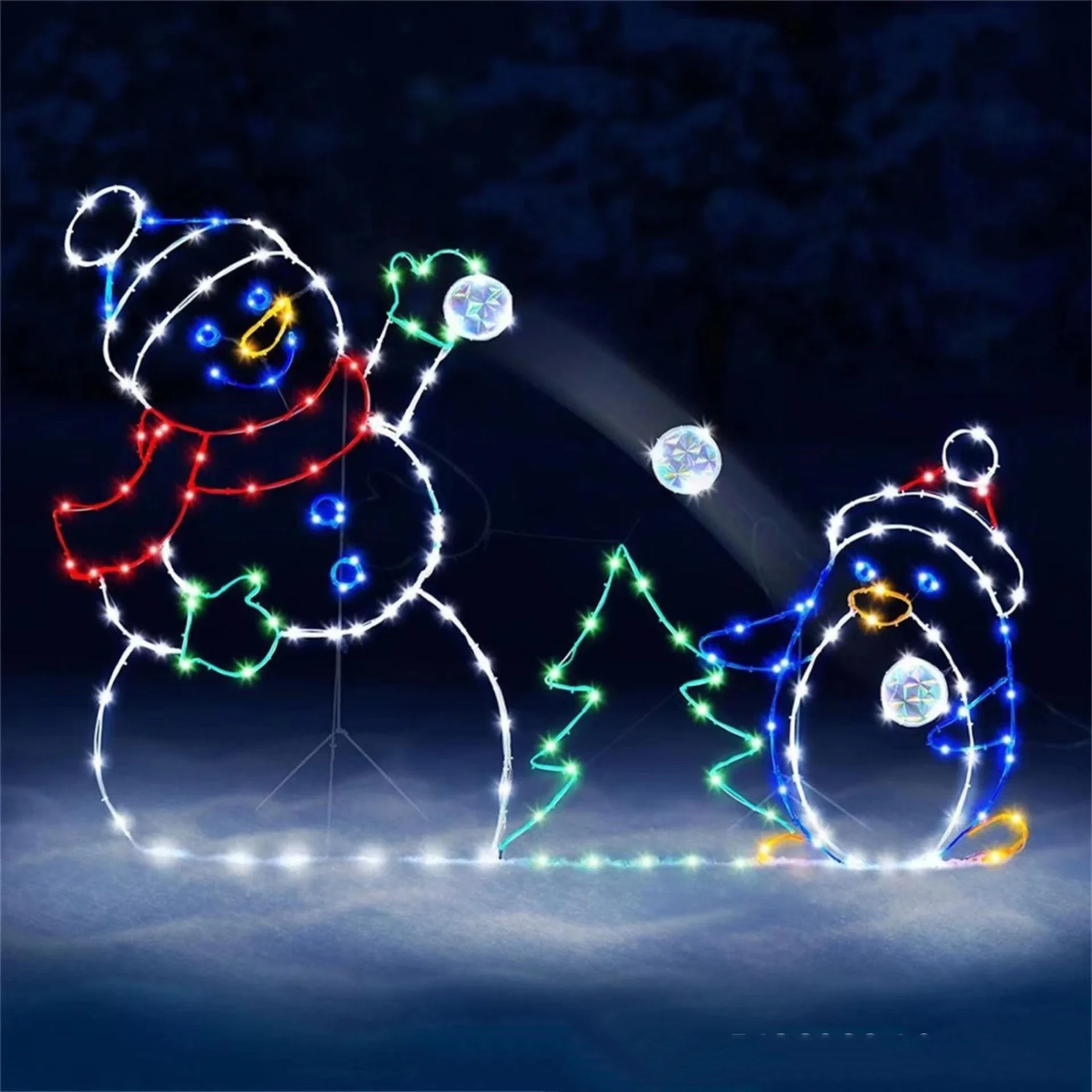 الرسوم المتحركة كرة الثلج الخف - مراجعة Outdoor Lighting Effects وسعره
