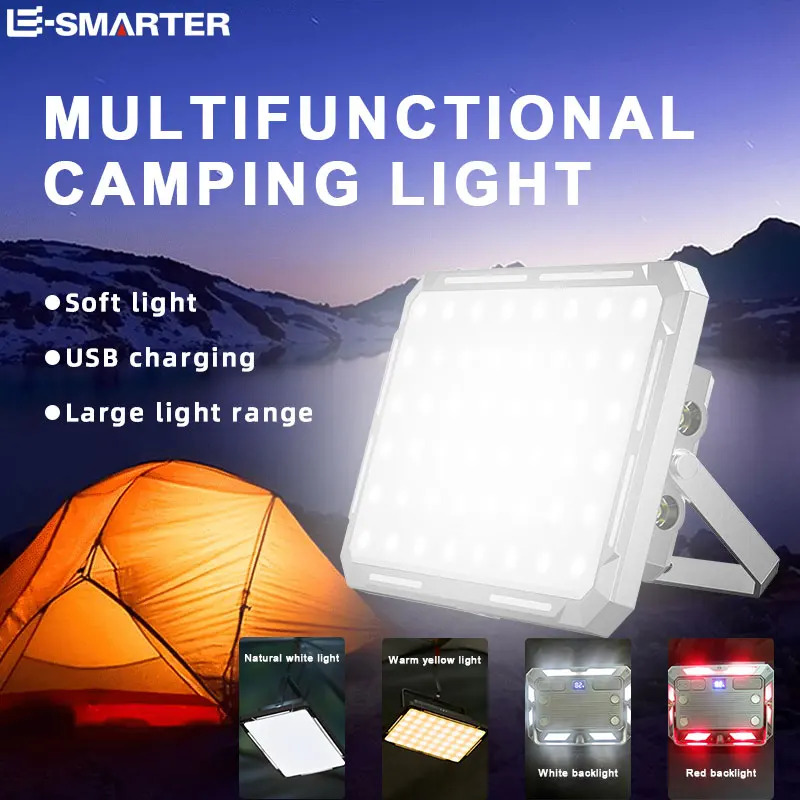 LED التخييم خيمة ضوء كشاف قابل - مراجعة Outdoor Lighting Waterproof وسعره