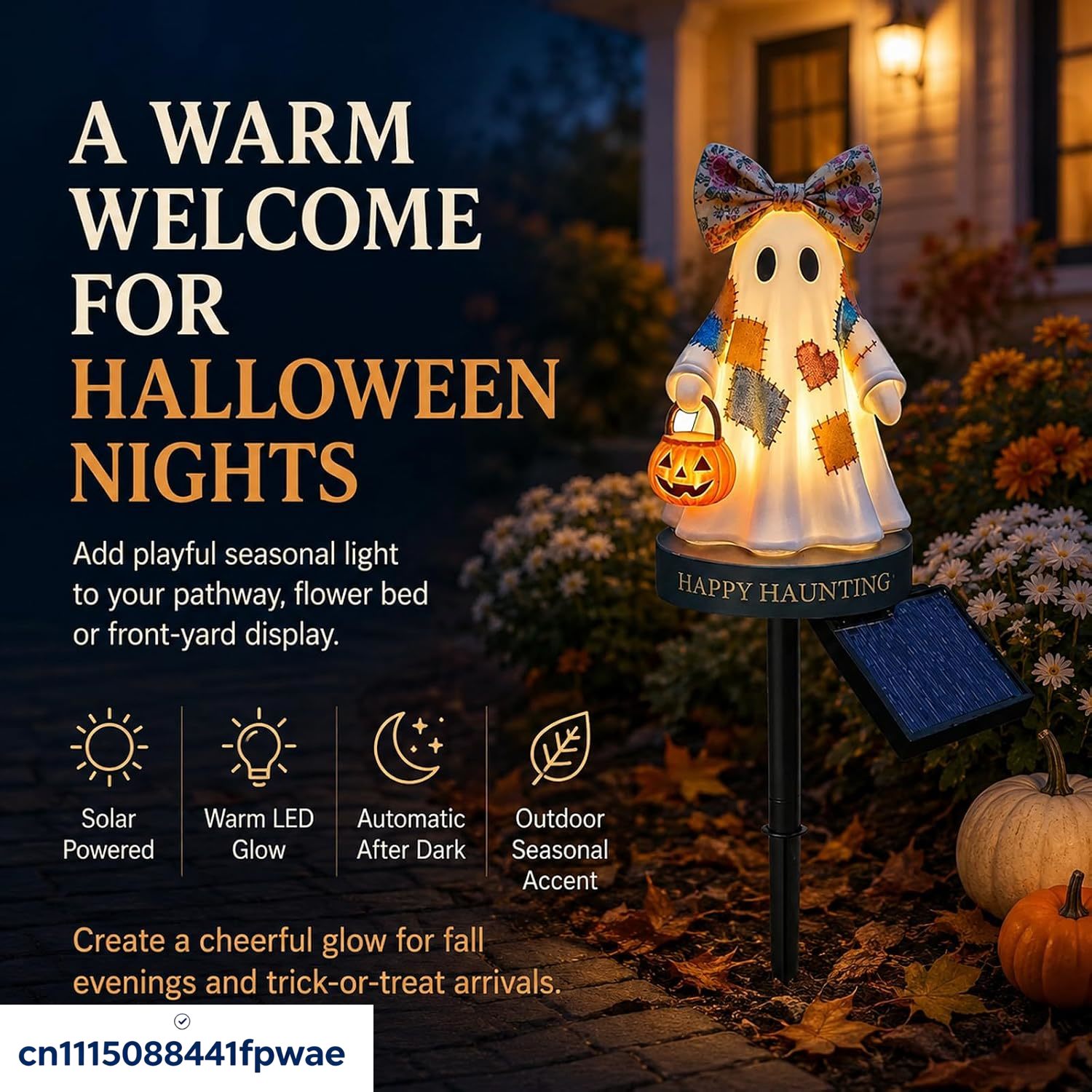 زينة الهالوين بالطاقة الشمسية  - مراجعة Outdoor Lighting Pathway وسعره