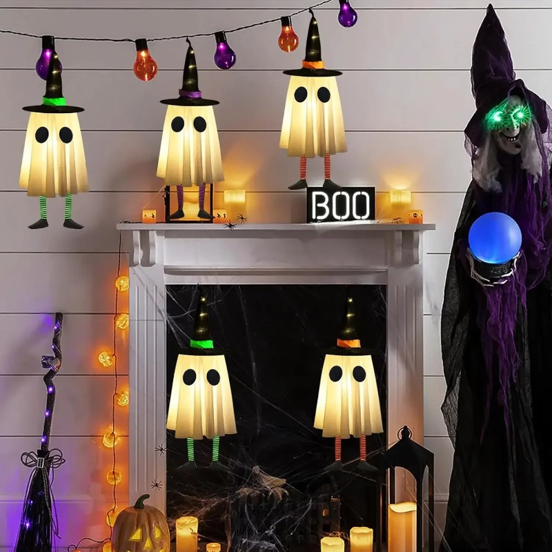 زينة الأشباح المعلقة للهالوين، - مراجعة Outdoor Lighting Effects وسعره