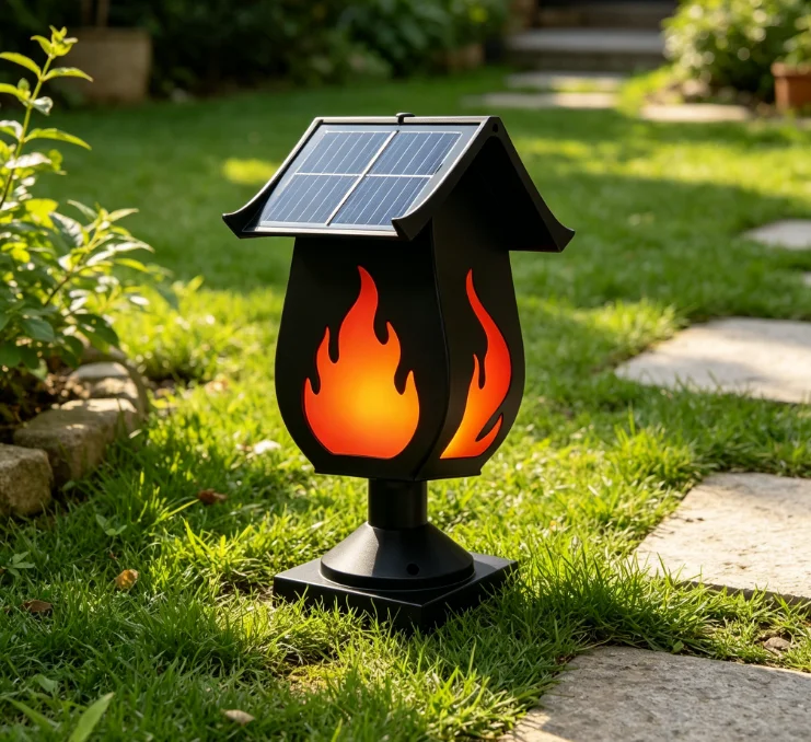 مصابيح عمودية تعمل بالطاقة الش - مراجعة Outdoor Lighting And Landscape وسعره
