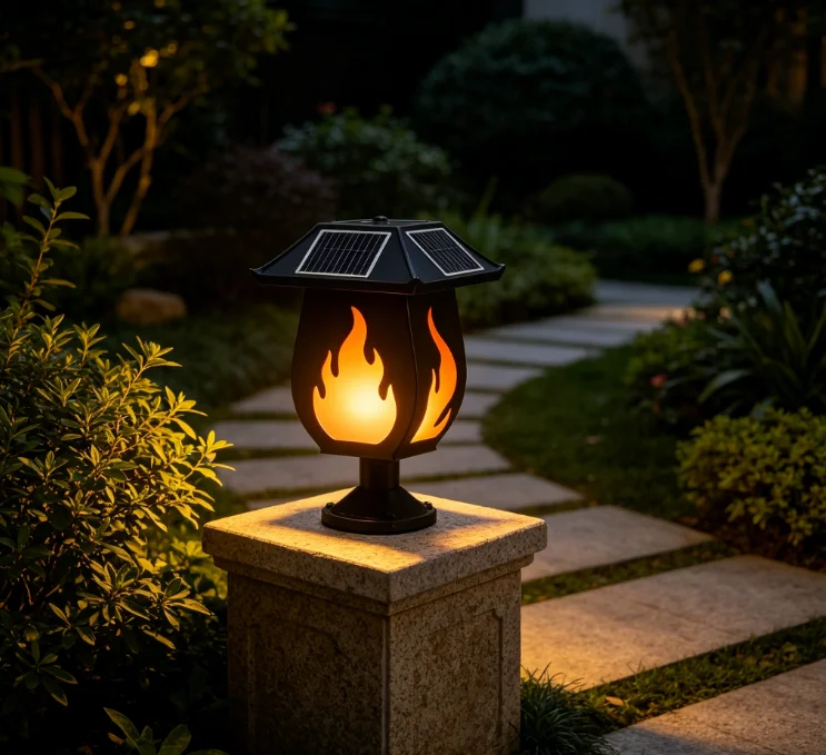 مصابيح عمودية تعمل بالطاقة الش - مراجعة Outdoor Lighting And Landscape وسعره