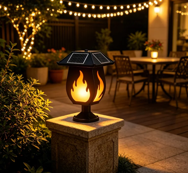 مصابيح عمودية تعمل بالطاقة الش - مراجعة Outdoor Lighting And Landscape وسعره