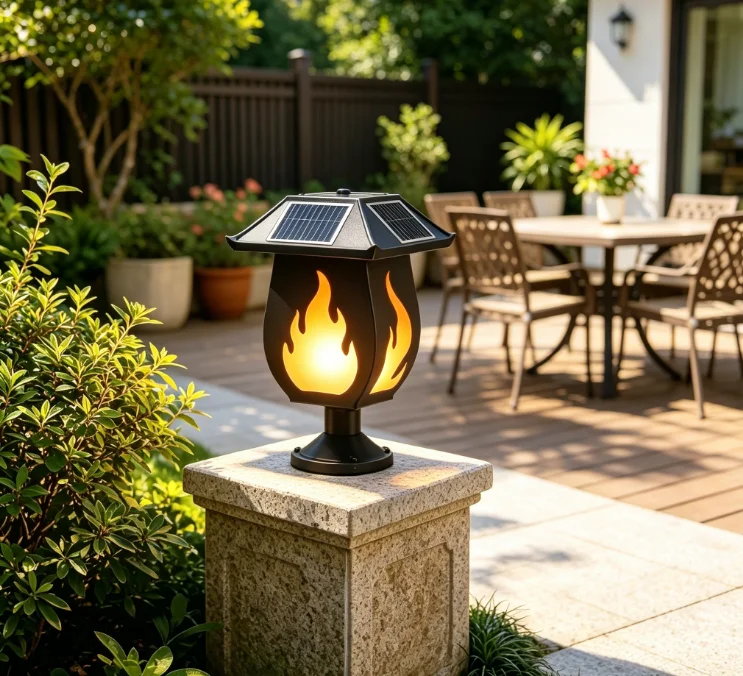 مصابيح عمودية تعمل بالطاقة الش - مراجعة Outdoor Lighting And Landscape وسعره