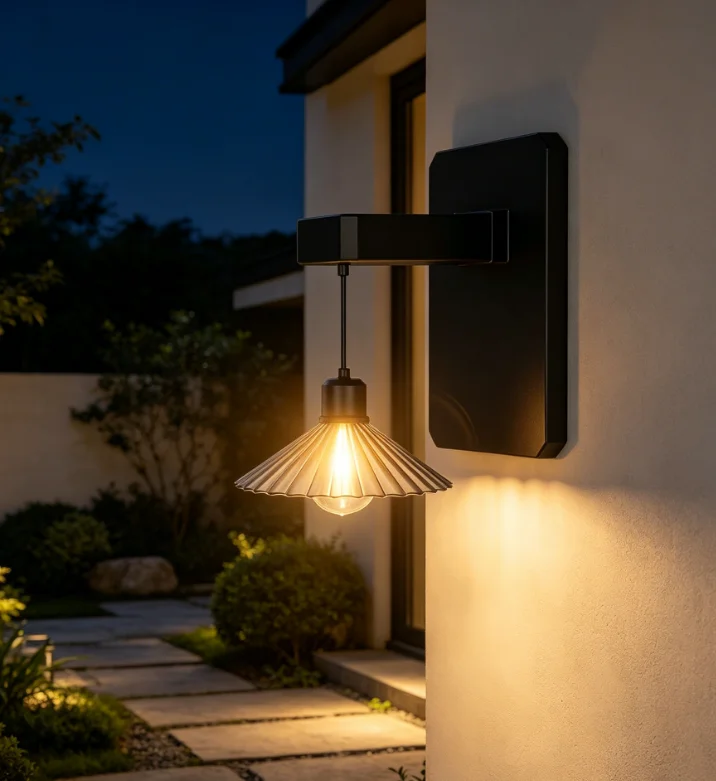 مصباح جداري خارجي يعمل بالطاقة - مراجعة Outdoor Lighting Waterproof وسعره