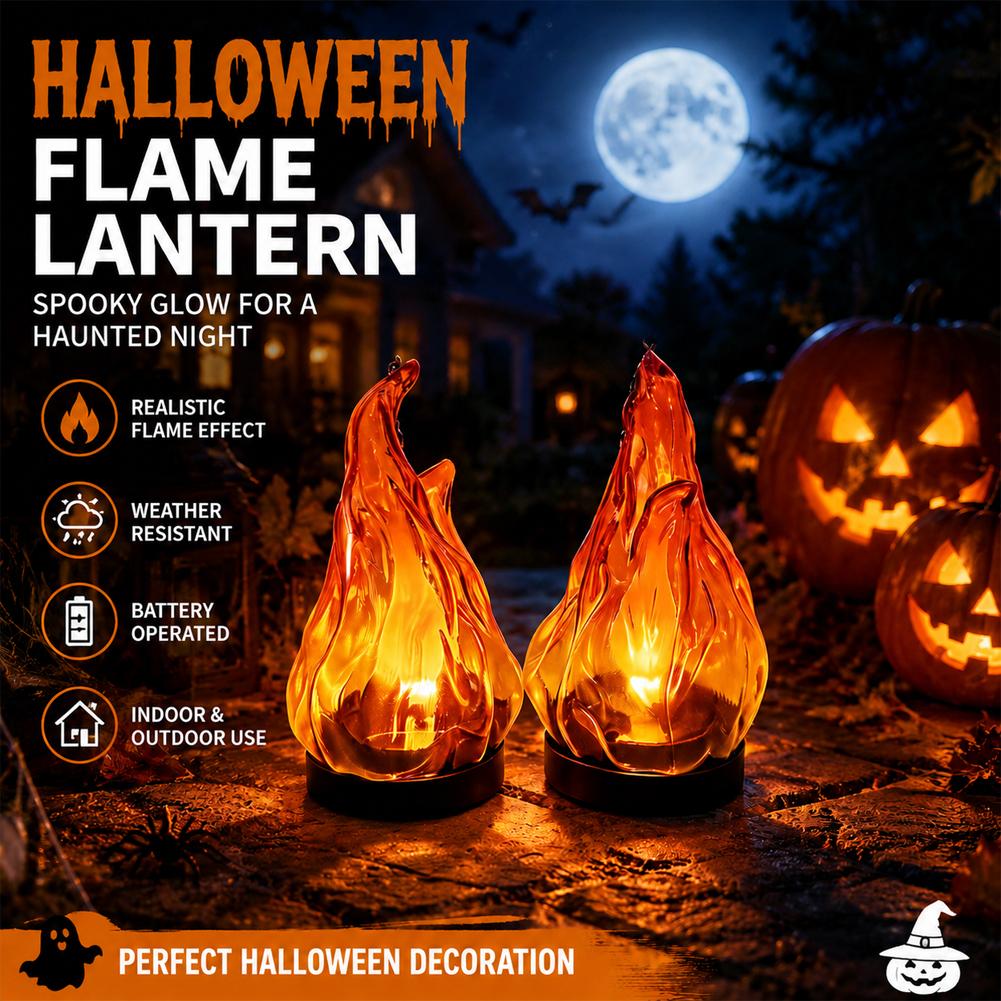 فانوس LED بتأثير اللهب الوامض، - مراجعة Outdoor Lighting Effects وسعره