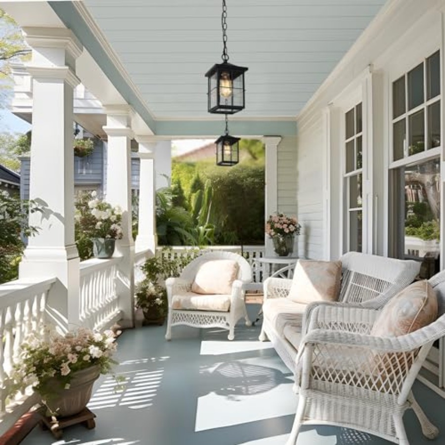 مصباح معلق خارجي، إضاءة سقفية  - مراجعة Outdoor Lighting Black وسعره