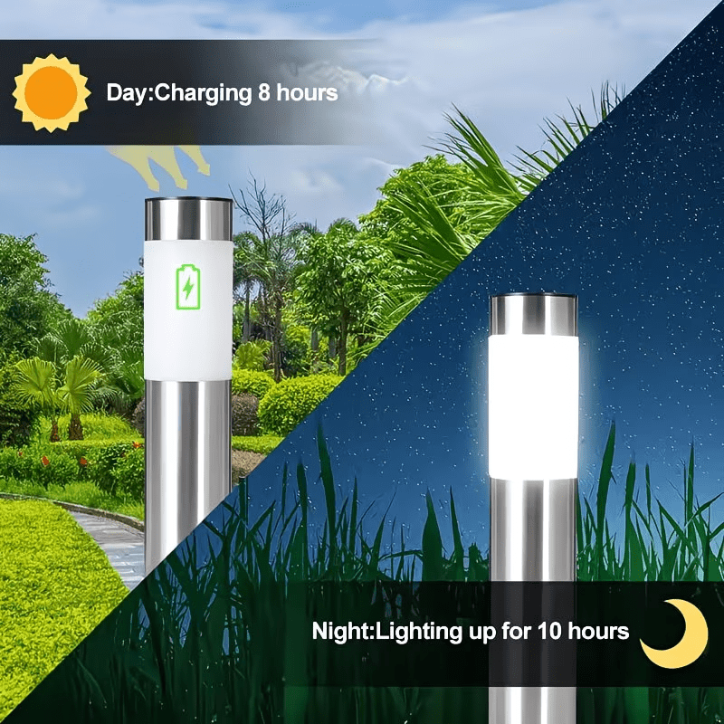 1/2/4/6 قطع إضاءة حديقة شمسية  - مراجعة Outdoor Lighting Pathway وسعره