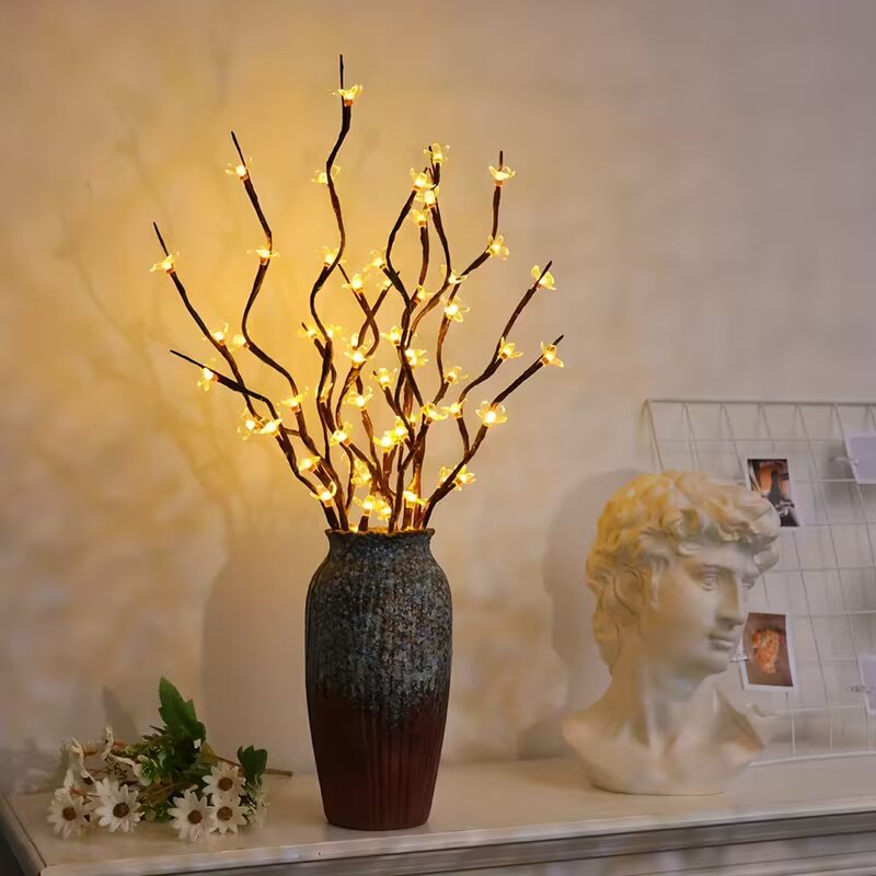 1/2 قطعة إضاءة على شكل فروع شج - مراجعة Outdoor Lighting Effects وسعره