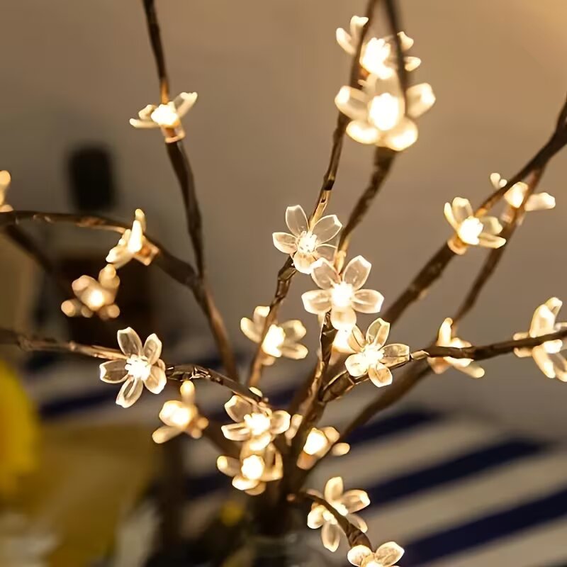 1/2 قطعة إضاءة على شكل فروع شج - مراجعة Outdoor Lighting Effects وسعره