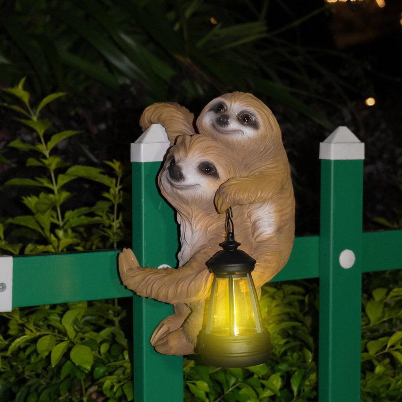 زينة على شكل كسلان شمسي من الر - مراجعة Outdoor Lighting And Landscape وسعره