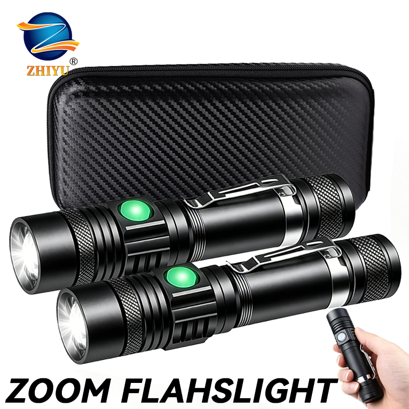 مصباح يدوي LED قابل لإعادة الش - مراجعة Outdoor Lighting Black وسعره